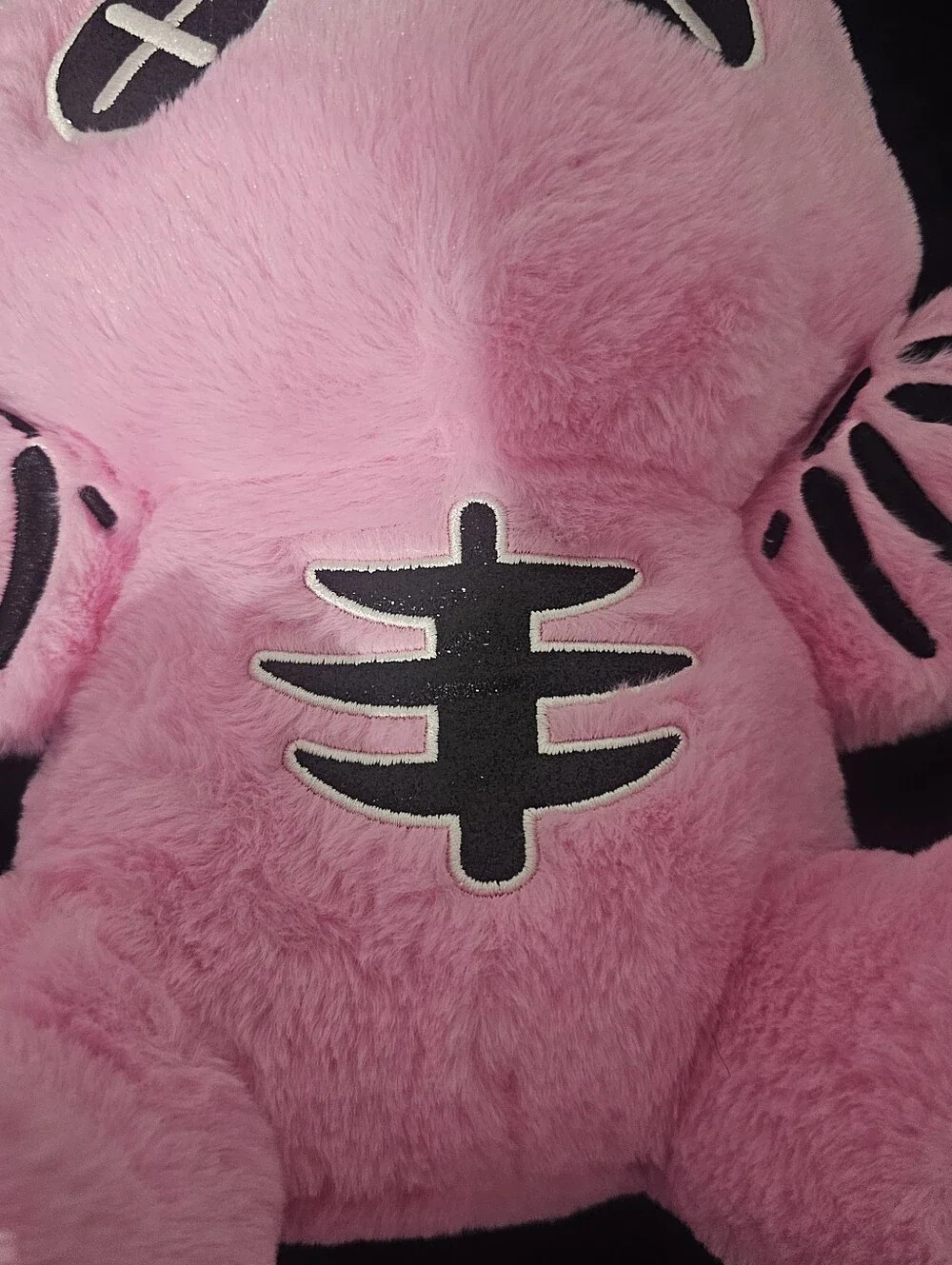 Pink Skeleton Plush Stuffed Animal Goth Kawaii Halloween New
